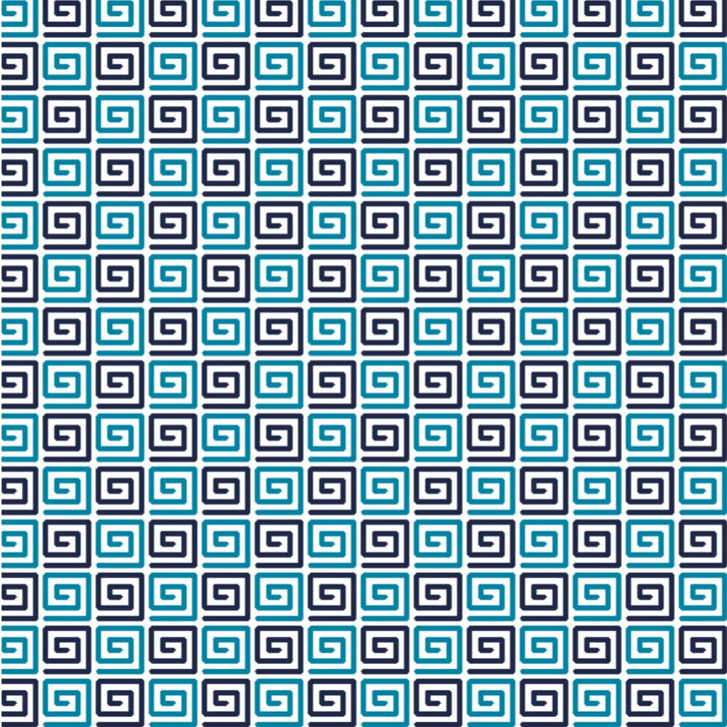 Square Spiral Print Short Sleeve Polo – 94169 (Modern Fit)